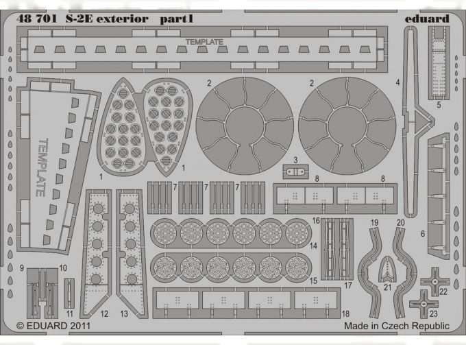 Фототравление S-2E exterior