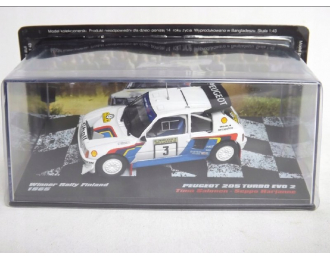 PEUGEOT 205 Turbo 16 T.Salonen - S.Harjanne #3 из серии RALLY CARS