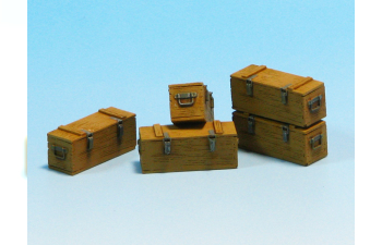 Wooden Ammo Boxes for 5 cm Kw.K.39