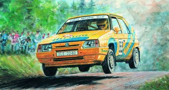 Сборная модель Skoda Favorit Rallye 96 Kliklak