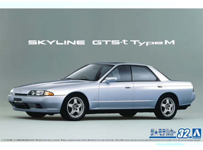 Сборная модель NISSAN HCR32 SKYLINE GTS-t typeM 89