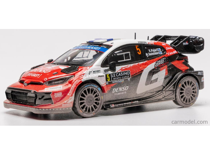 TOYOTA Yaris GR WRC RALLY1 HYBRID TEAM TOYOTA GAZOO RACING WRT (dirty version) N 5 RALLY MONTECARLO 2026 SAMI PAJARI - MARKO SALMINEN