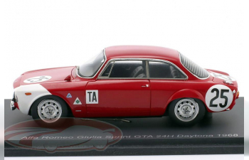 ALFA ROMEO GTA #25 24h Daytona Enrico Pinto, Spartaco Dini (1968)