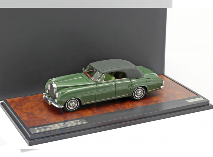 ROLLS ROYCE Silver Cloud H.J. Mulliner Cabriolet 4-двери #LLCB15 (закрытый) 1962 Green