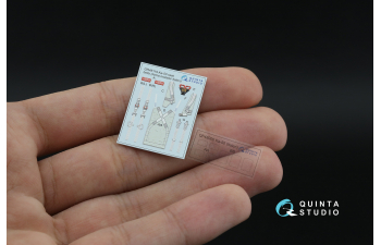 3D Декаль интерьера кабины Ка-50 (черные панели) (Italeri) (с 3D-печатными деталями)