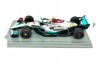 MERCEDES-BENZ GP F1 W13e Team Mercedes-amg Petronas F1 N44 2nd Brazilian Gp (2022) Lewis Hamilton, Silver Green