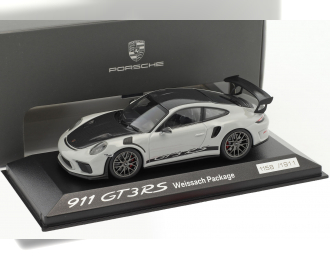 PORSCHE 911 (991 II) GT3 RS Weissach Package, grey / black