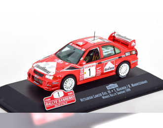 MITSUBISHI Lancer Evo VI Winner Rally Sanremo  World Champion, Mäkinen/Mannisenmäki (1999)