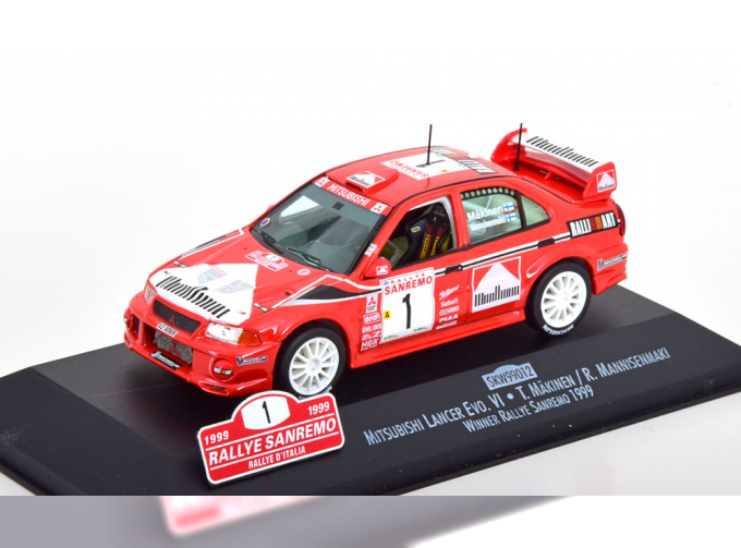 MITSUBISHI Lancer Evo VI Winner Rally Sanremo World Champion, Mäkinen/Mannisenmäki (1999)