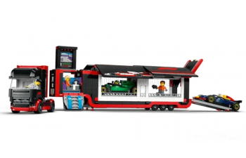 Сборная модель Lego City - F1 Truck Car Transporter Red Bull Rb20 + Aston Martin Amr24 Cars 2024 - 1086 Pezzi - 1086 Pcs, Various