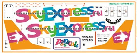 Декали Боинг-737-300 SkyExpress