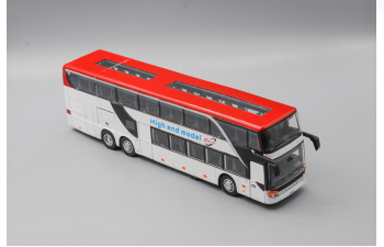 Автобус SETRA белый. 260х60 мм.