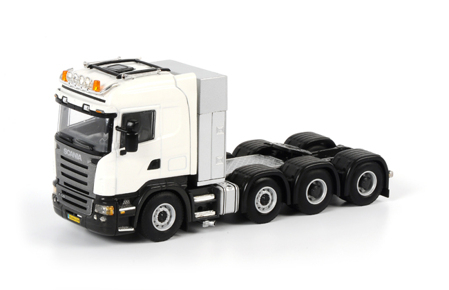 SCANIA R Highline 8x4, White Line 1:50, белый