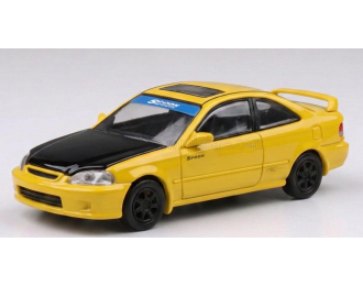 HONDA Civic Si Coupe EM1 LHD (1999), yellow