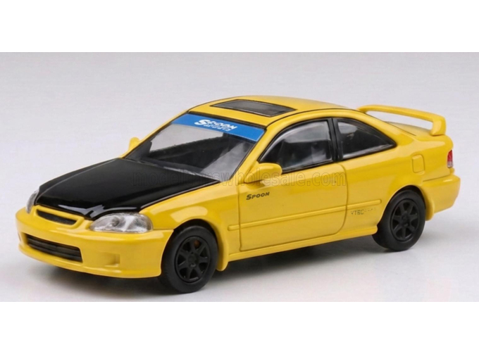 HONDA Civic Si Coupe EM1 LHD (1999), yellow