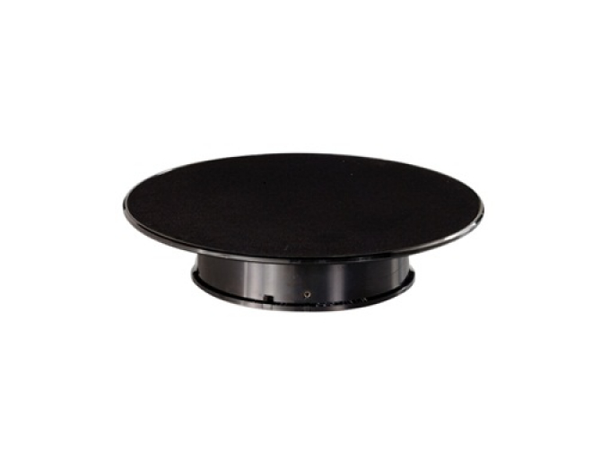 Rotary Display Stand (Medium, diameter 25.5 cm) (black)