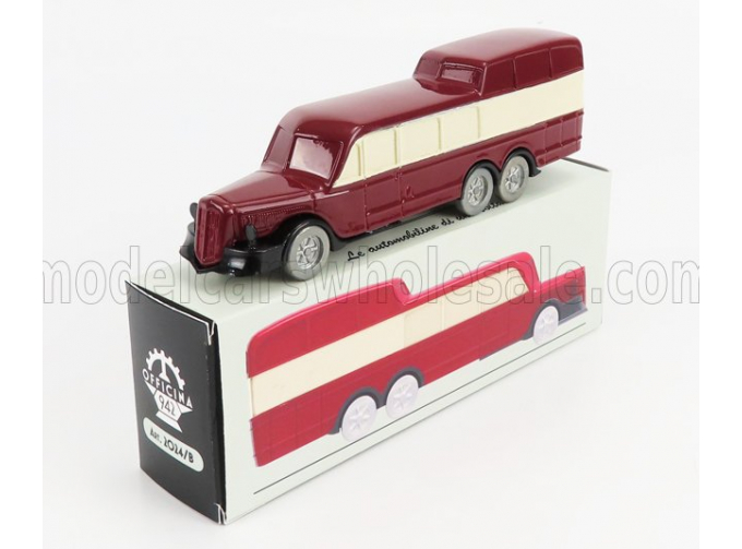 OM FIAT Titano Autobus Gran Turismo Panoramico Carrozzeria Varesina (1938), Red Cream