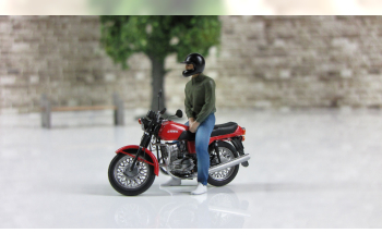 3D-модель! Набор файлов для печати на 3D принтере! Ява-350-638, мотоцикл с фигуркой