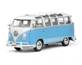 VOLKSWAGEN T1 Samba (1962), white/blue