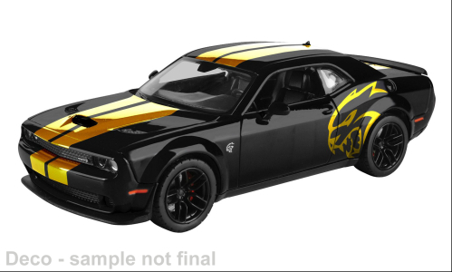 DODGE Challenger Hellcat SRT (2018), black/gold