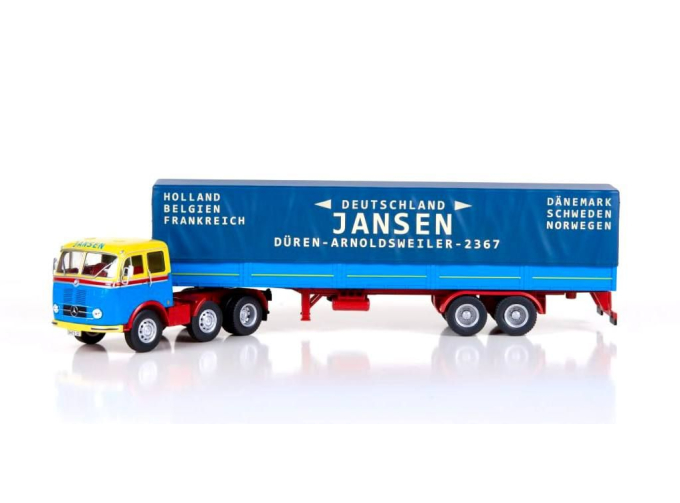 MERCEDES-BENZ LPS 333 (1955), blue/yellow