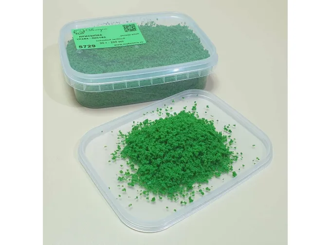 Присыпка листва/трава, мелкая кленовый зелёный, 200 мл