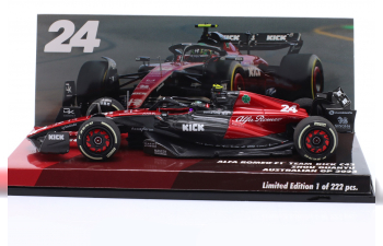 ALFA ROMEO F1 C43 Team Stake N24 Australian Gp (2023) Zhou Guanyu, Black Red