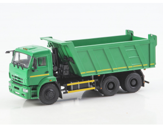 Камский грузовик 6520 Рестайлинг самосвал, зеленый