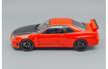 NISSAN Skyline GT-R (R34) (1999), red black