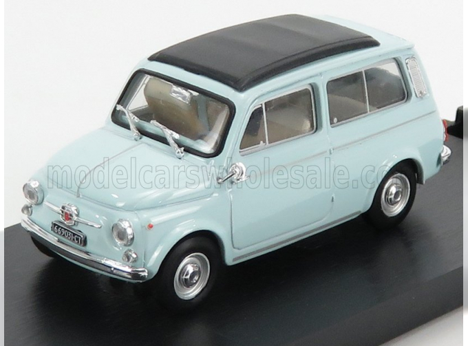 FIAT 500 Giardiniera Chiusa 1960, Very Light Blue