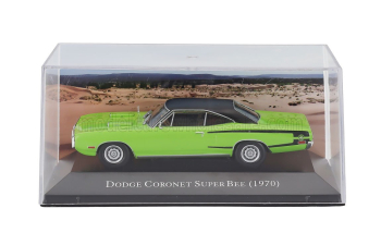 DODGE Coronet Super Bee (1970), green / black