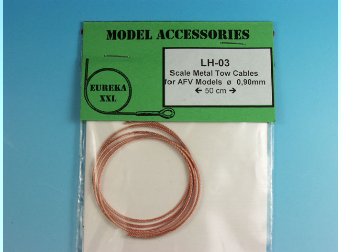 XXL 0.9mm Metal wire rope for Afv Kits