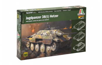 Сборная модель Истребитель танков JAGDPANZER 38(t) HETZER