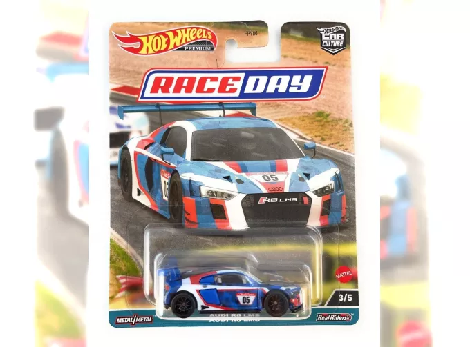 AUDI R8 Lms Team Audi Sport №5 Racing (2020), Blue White Red