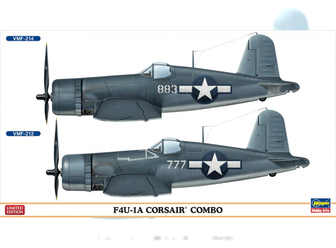 Сборная модель Vought F4U-1A CORSAIR COMBO (две модели в коробке)