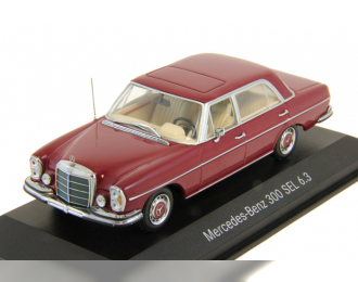 MERCEDES-BENZ 300 SEL 6.3, dark red