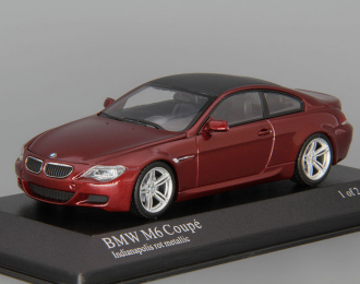 BMW M6 Coupe (2006), dark red