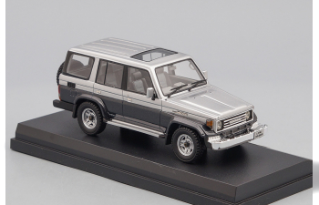 TOYOTA Land Cruiser 70 5-dr (1990), silver / blue