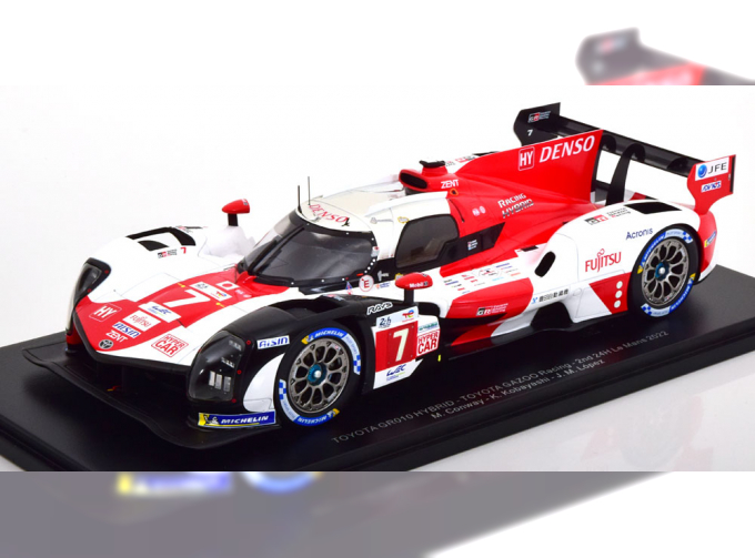 TOYOTA GR010 Hybrid No 7 24h Le Mans, Conway/Kobayashi/Lopez (2022)