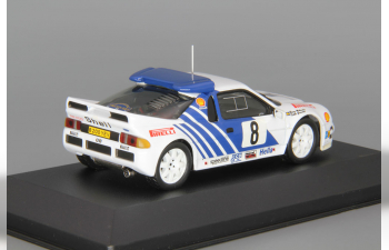 FORD RS200 #8 Rally Sweden K.Grundel - B.Melander (1986), white / blue