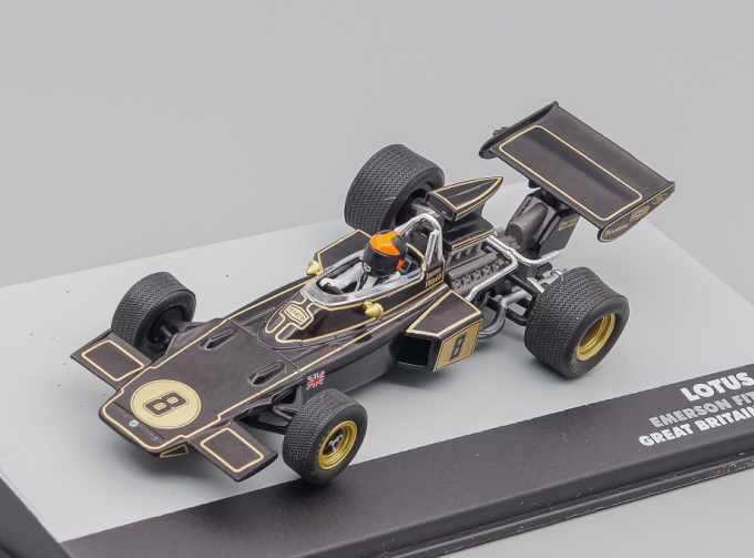 LOTUS 72D GP England, Fittipaldi #8 1972, black