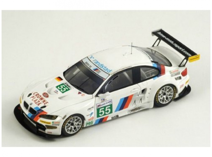 BMW M3 GT BMW Motorsport, 55, ПОБЕДИТЕЛЬ Le Mans 2011 Farfus - Muller, white