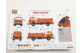 Сборная модель Автоцистерна SKODA 110.850 SA8