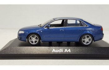 AUDI A4 (2004), mauritiusblau (синий металлик)