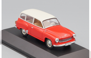 WARTBURG 311-1 KOMBI, red/white