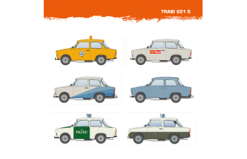 Сборная модель TRABANT 601 S / TRABI 601 S