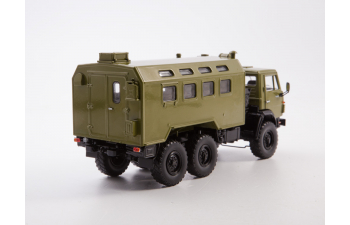 Камский грузовик 4310 с КУНГом К4320Д, хаки