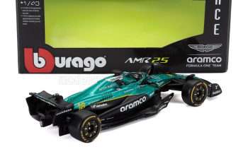 ASTON MARTIN F1 Amr25 Team Aramco Cognizant №18 Season (2025) Lance Stroll, Green Black