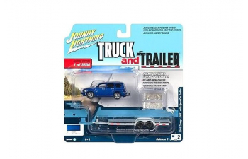 CHEVROLET HHR Daytona (2006), синий с прицепом