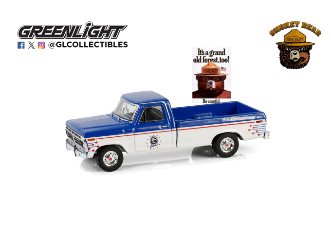 FORD F-250 пикап "It's a Grand Old Forest Too!" (1976), Blue/White